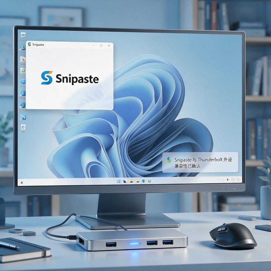Snipaste与Thunderbolt外设如何兼容使用？