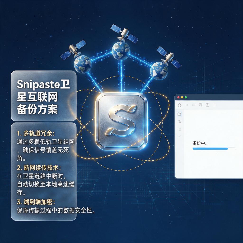 Snipaste如何实现卫星互联网备份？