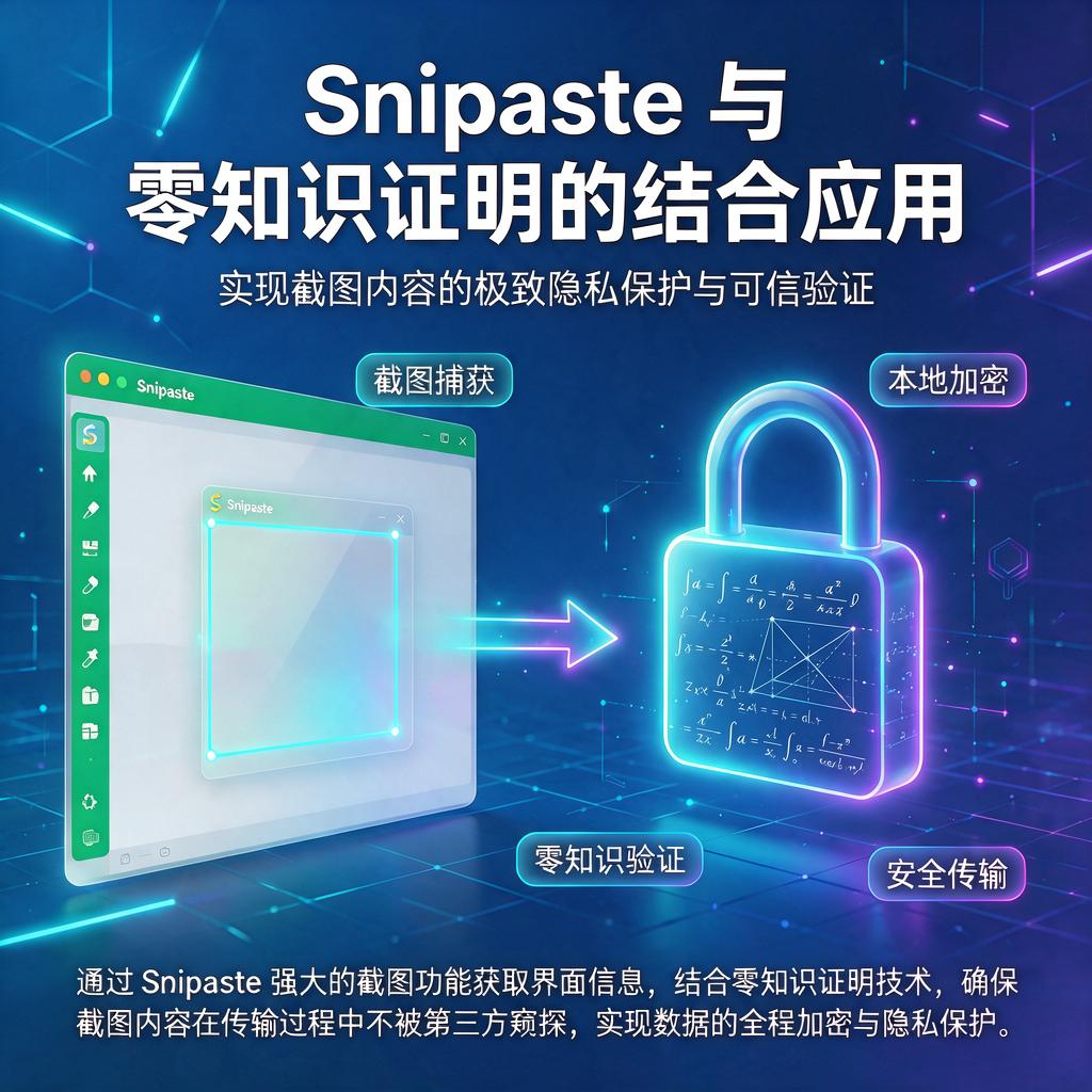 Snipaste如何与零知识证明结合应用？
