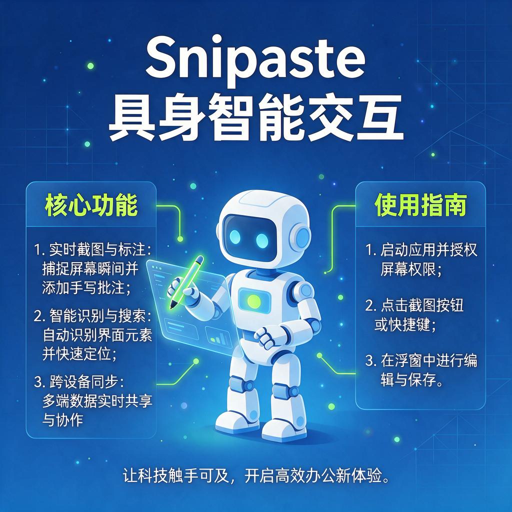 Snipaste具身智能交互是什么有哪些功能怎么使用？