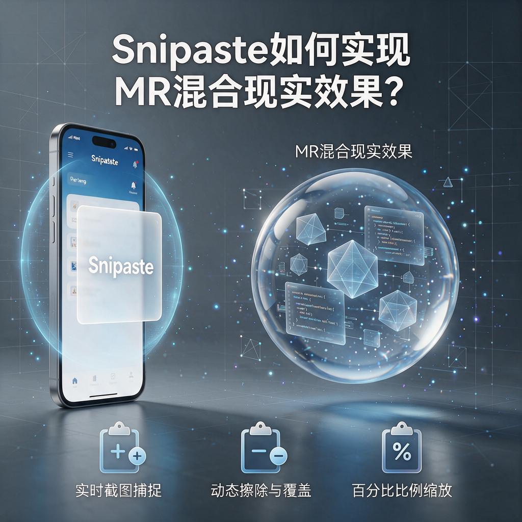 Snipaste如何实现MR混合现实效果？