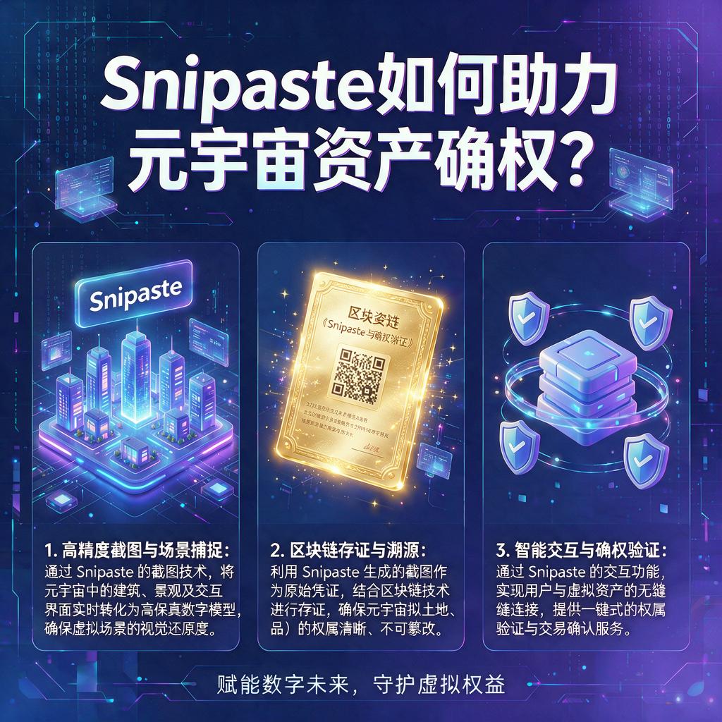 Snipaste如何助力元宇宙资产确权？