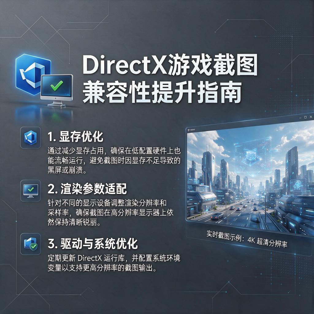 DirectX游戏截图兼容性如何提升？