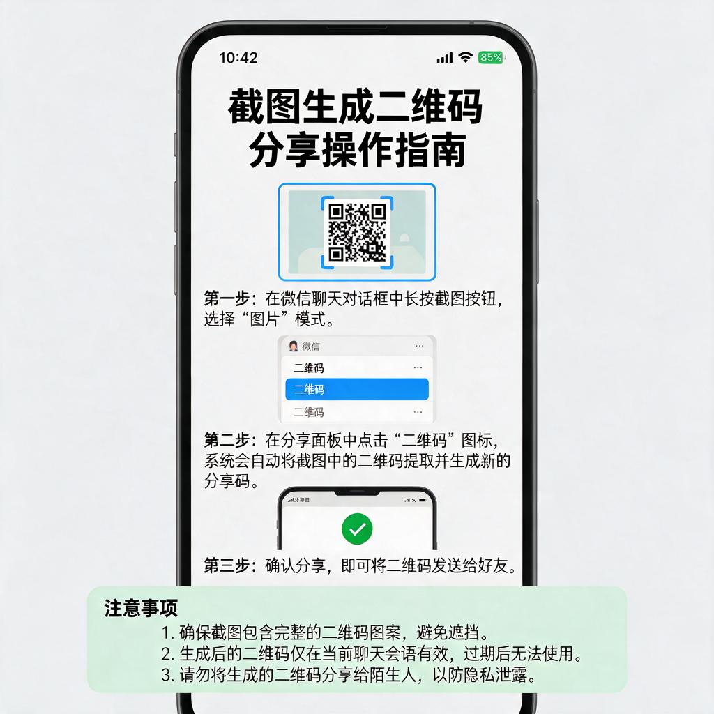截图生成二维码分享如何操作及注意事项？