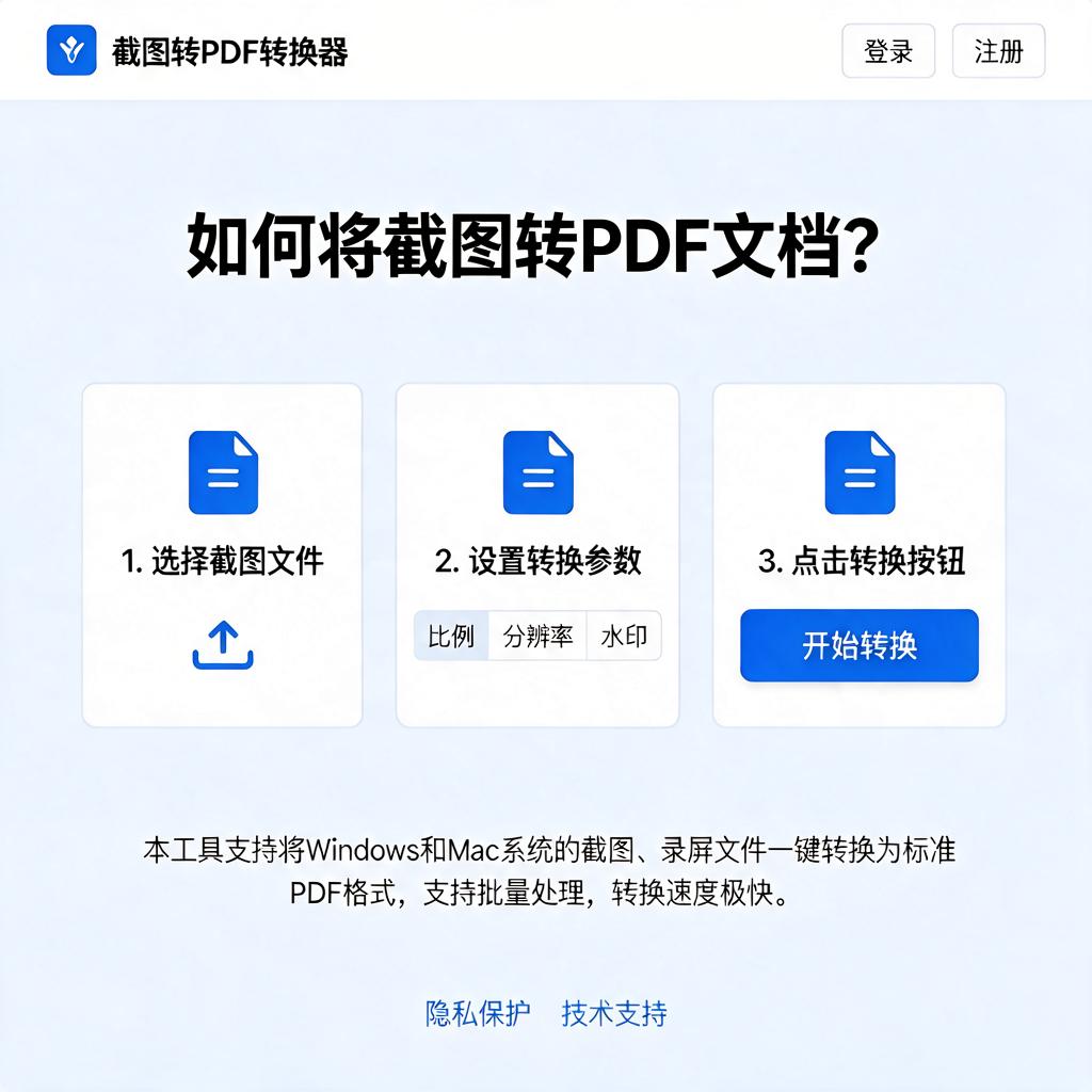 如何将截图转PDF文档？