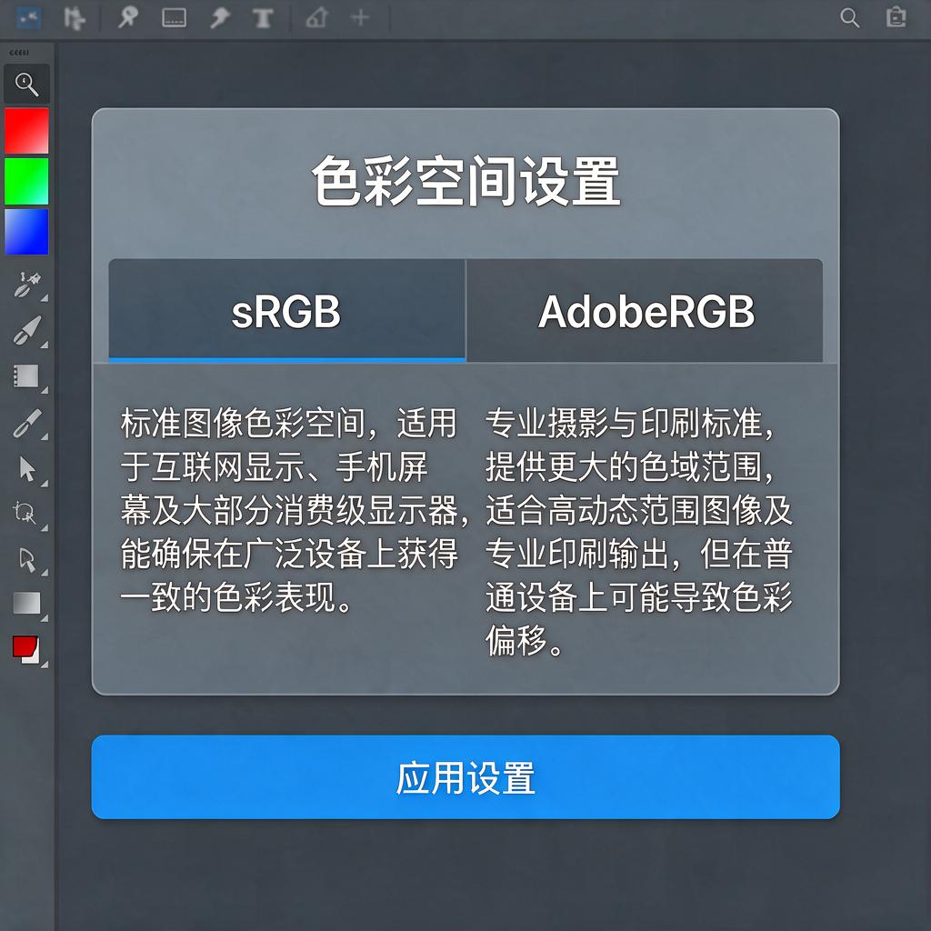 截图色彩空间选sRGB还是AdobeRGB好？