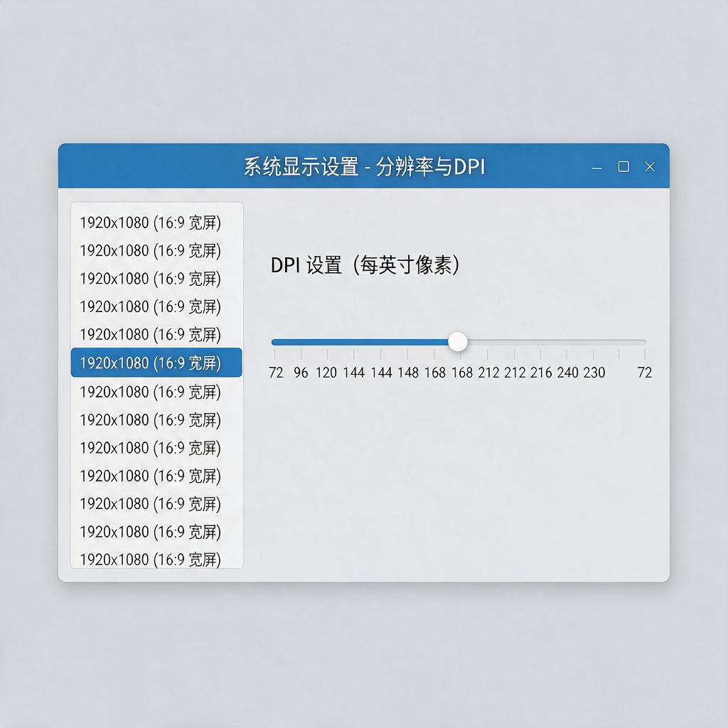 截图分辨率DPI怎么设置才合适？