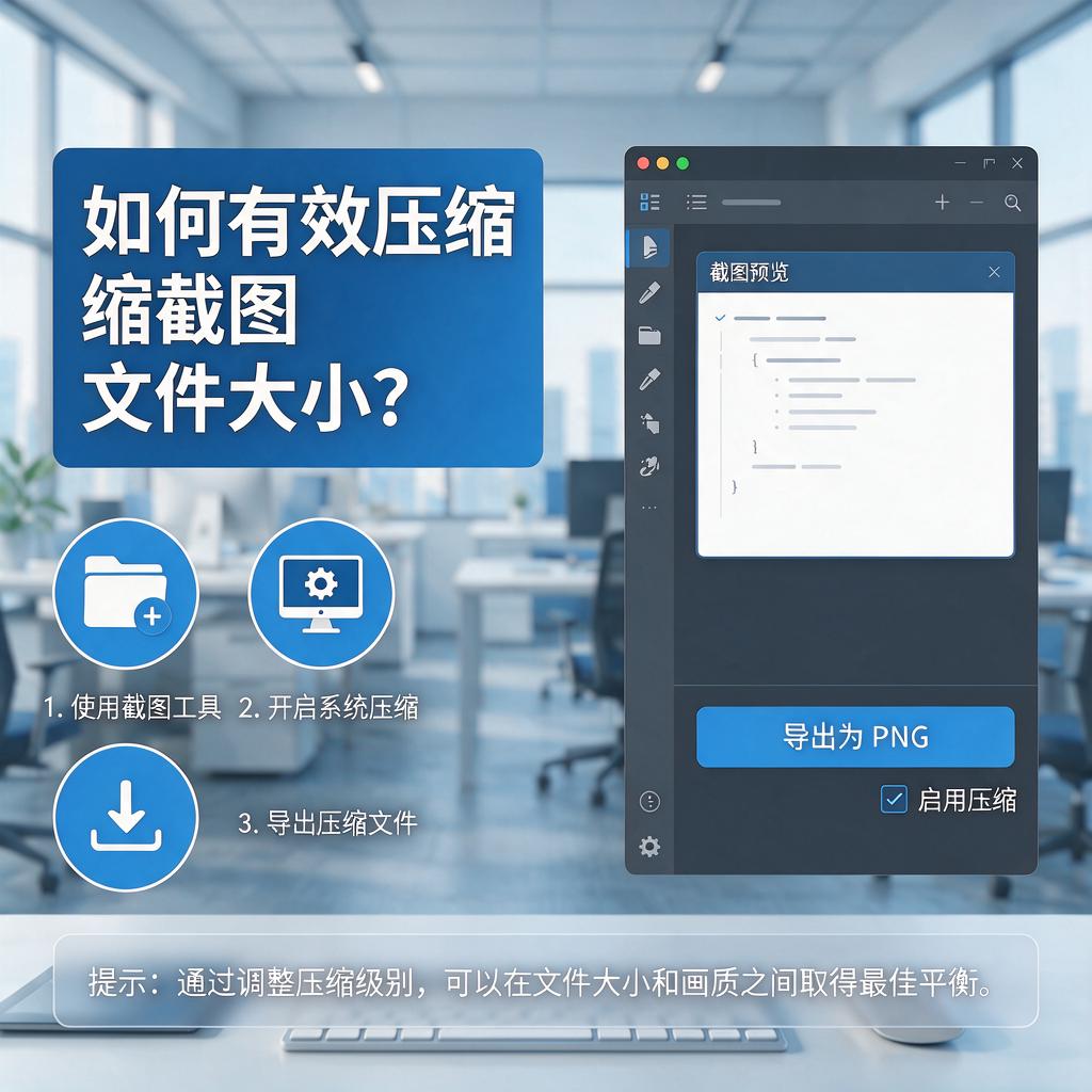 如何有效压缩截图文件大小？