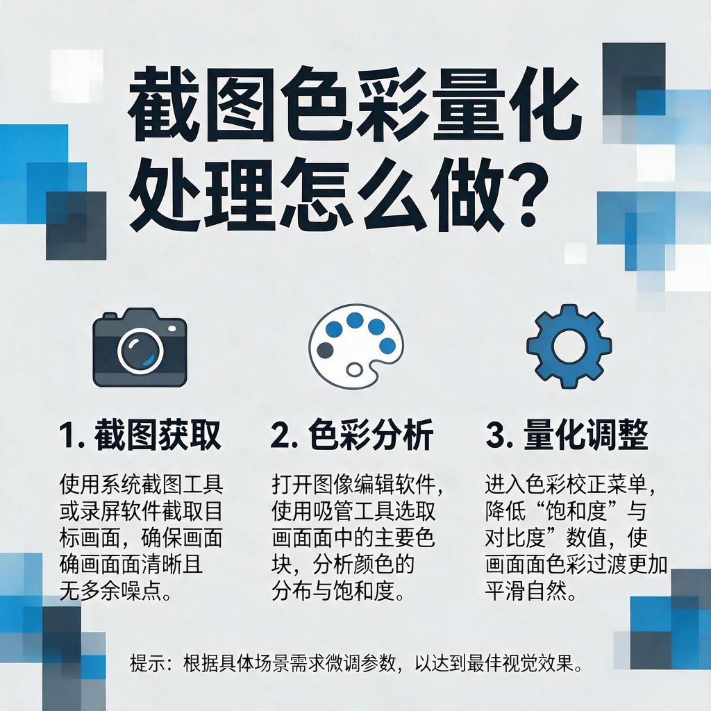 截图色彩量化处理怎么做？