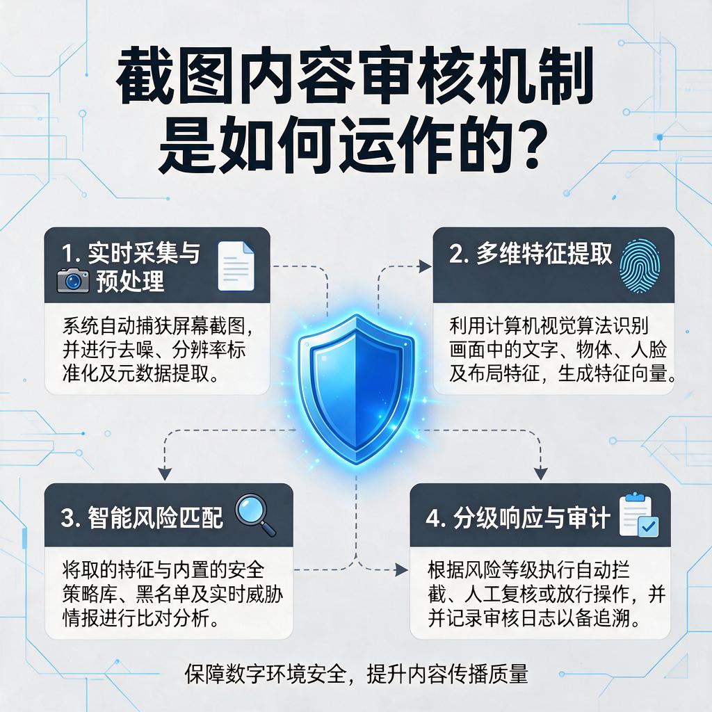 截图内容审核机制是如何运作的？