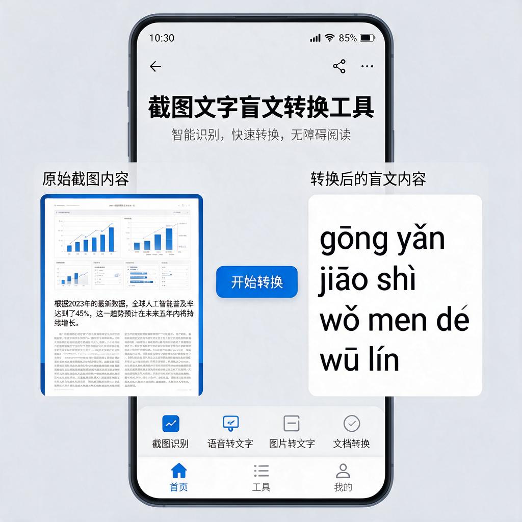 截图文字盲文转换工具怎么使用？