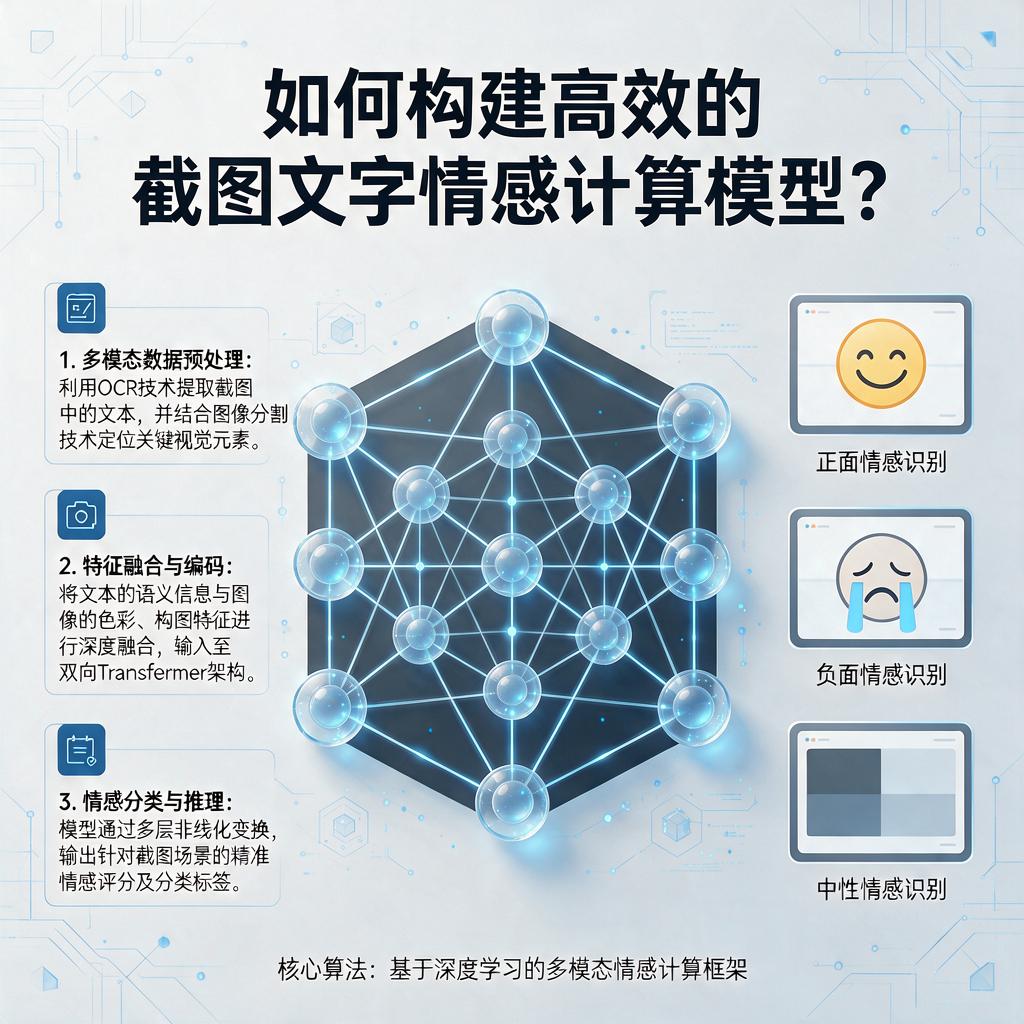 如何构建高效的截图文字情感计算模型？