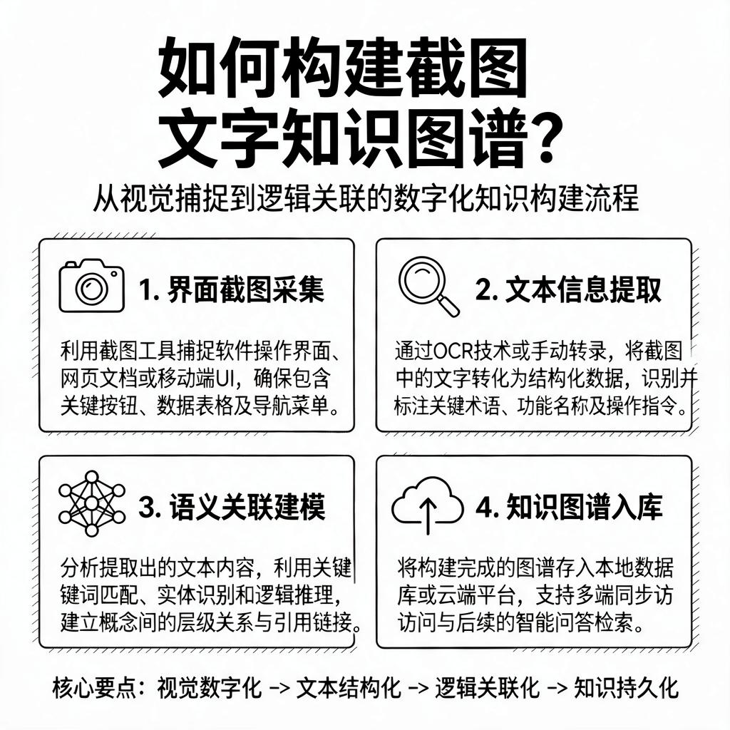 如何构建截图文字知识图谱?
