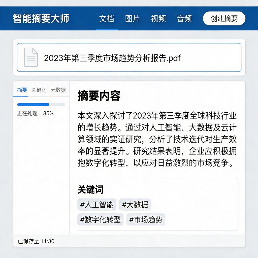 截图文字摘要自动生成怎么实现?