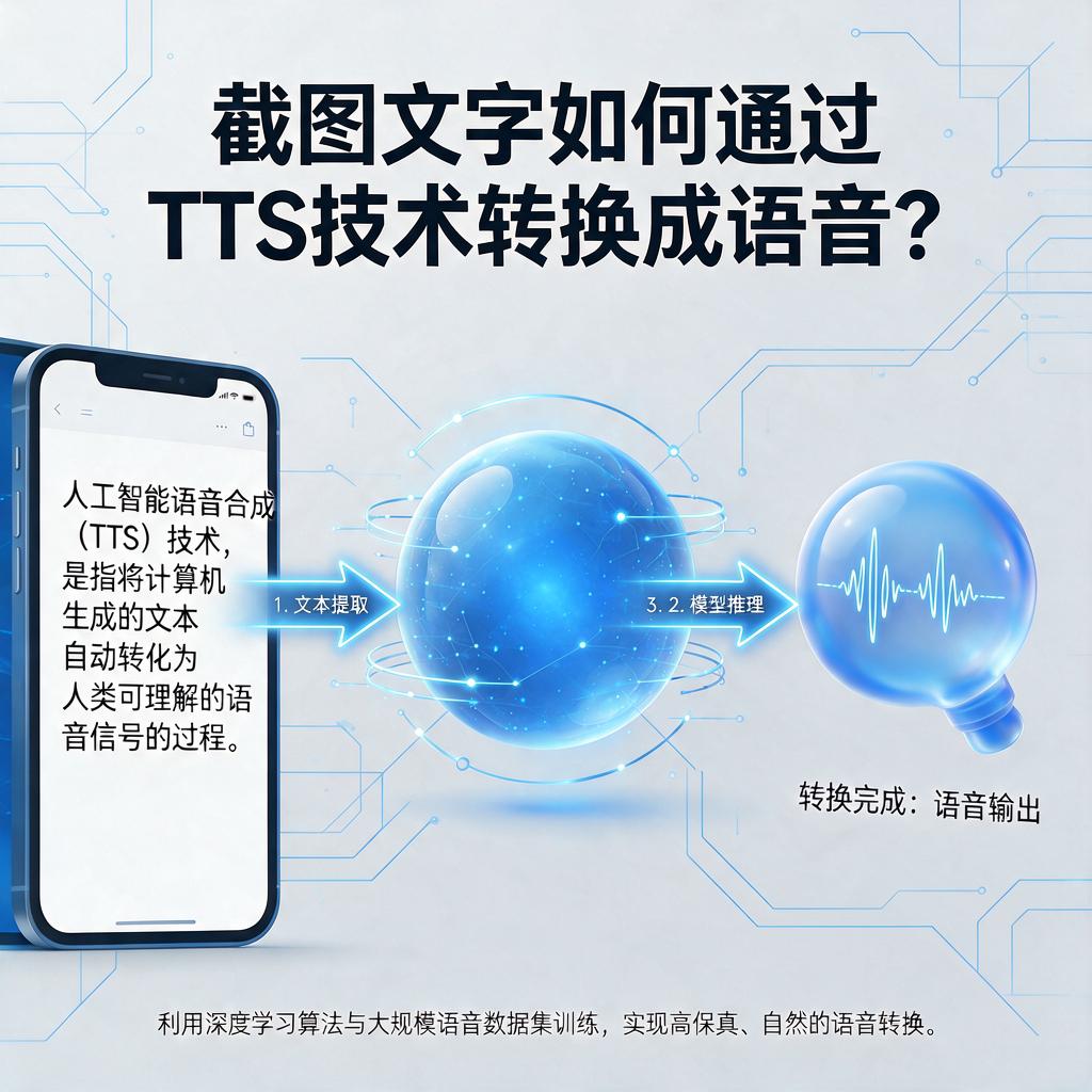 截图文字如何通过TTS技术转换成语音?