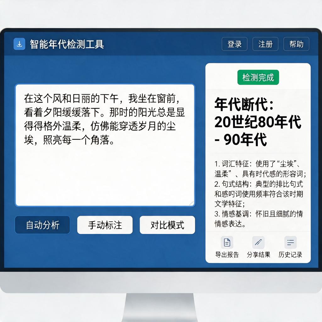 截图文字年代断代检测有哪些实用方法?