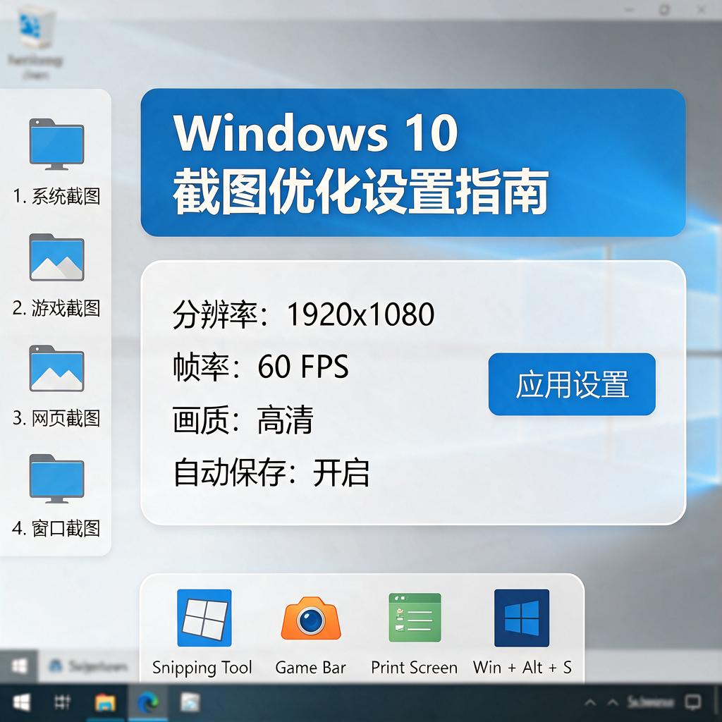 Windows 10截图优化设置有哪些方法?