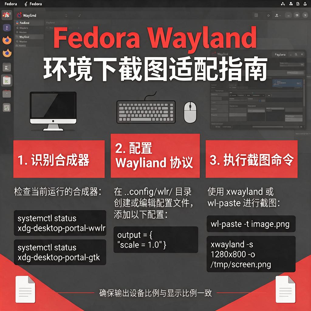 Fedora Wayland环境下如何进行截图适配?