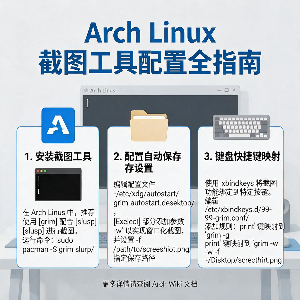 Arch Linux如何配置截图工具及相关设置?