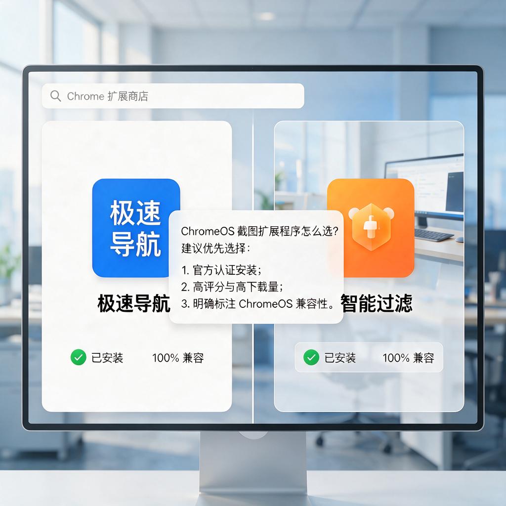 ChromeOS截图扩展程序怎么选好用又兼容?