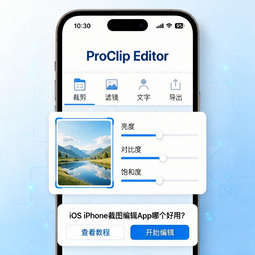 iOS iPhone截图编辑App哪个好用？