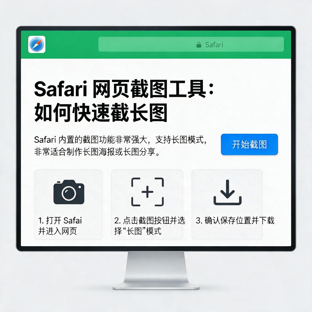 Safari Web截图工具怎么用才能截长图？