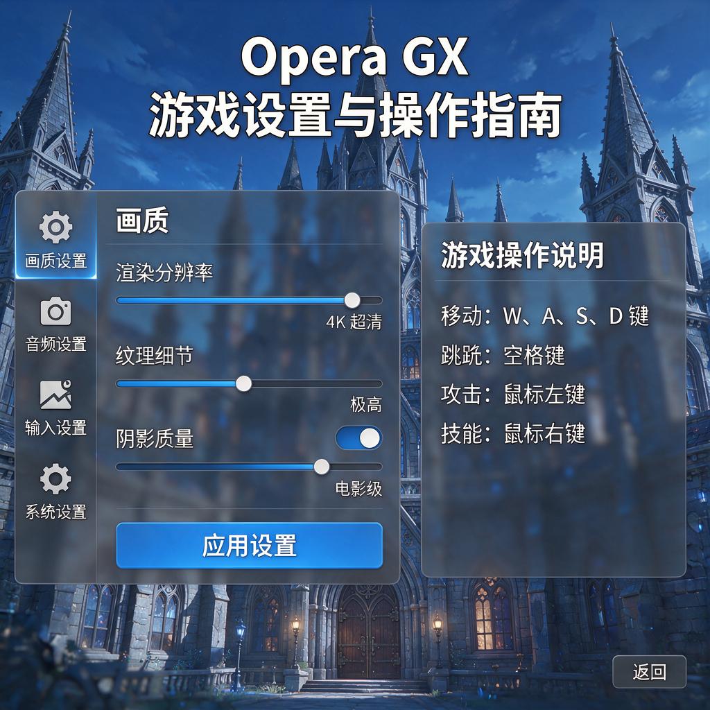 Opera GX游戏截图怎么操作并设置画质？