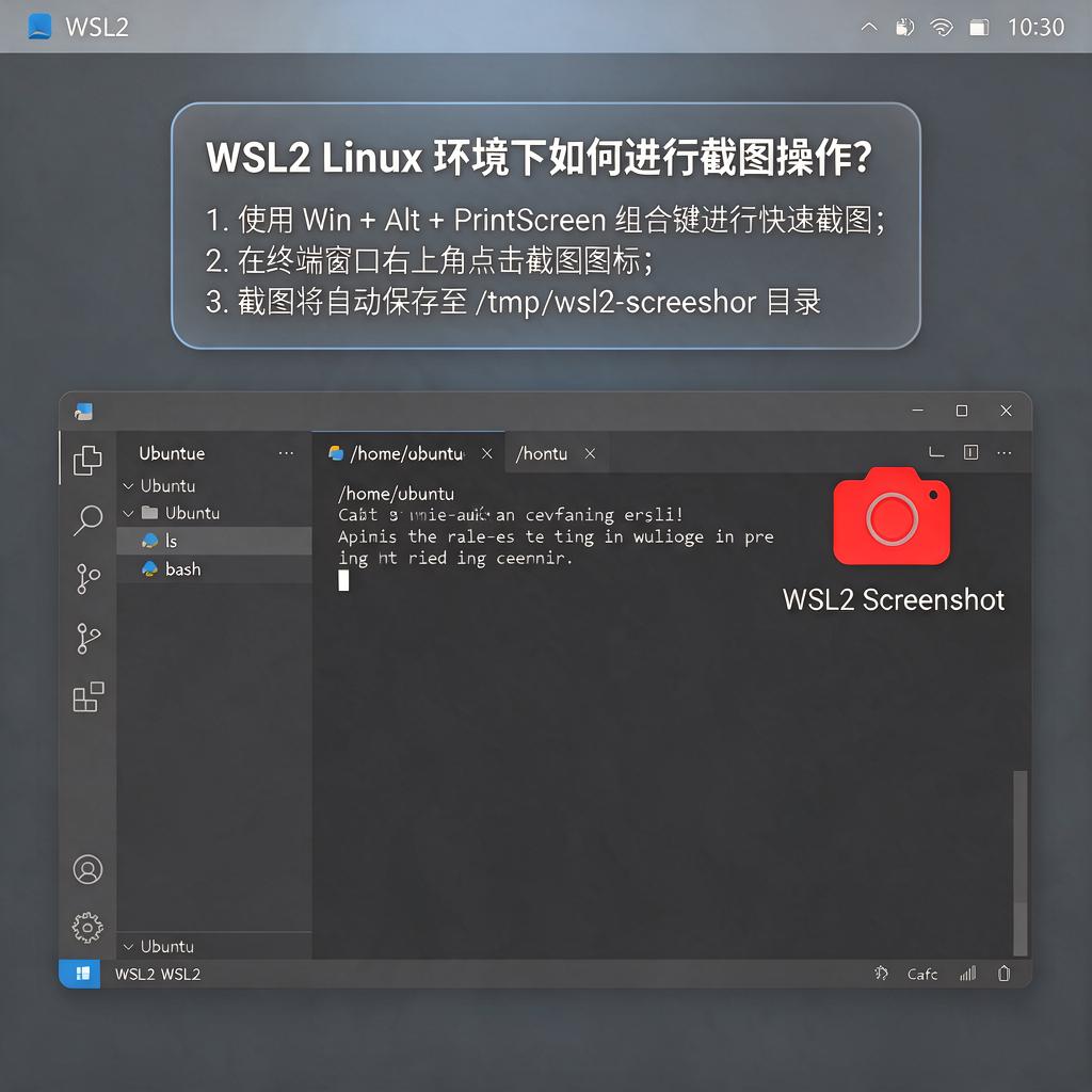WSL2 Linux环境下如何进行截图操作？