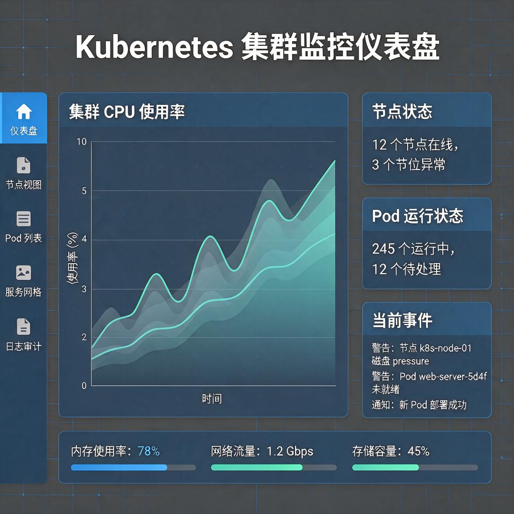 Kubernetes集群监控截图怎么获取和解读？