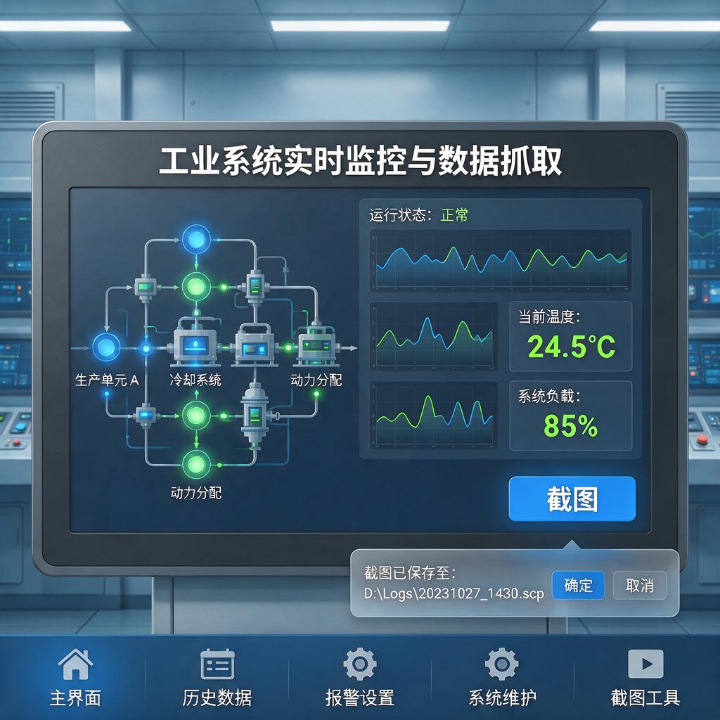 工业触摸屏如何进行截图操作？