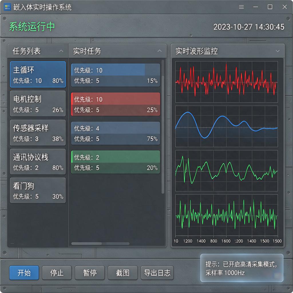 RTOS实时系统截图怎么获取并提升清晰度?
