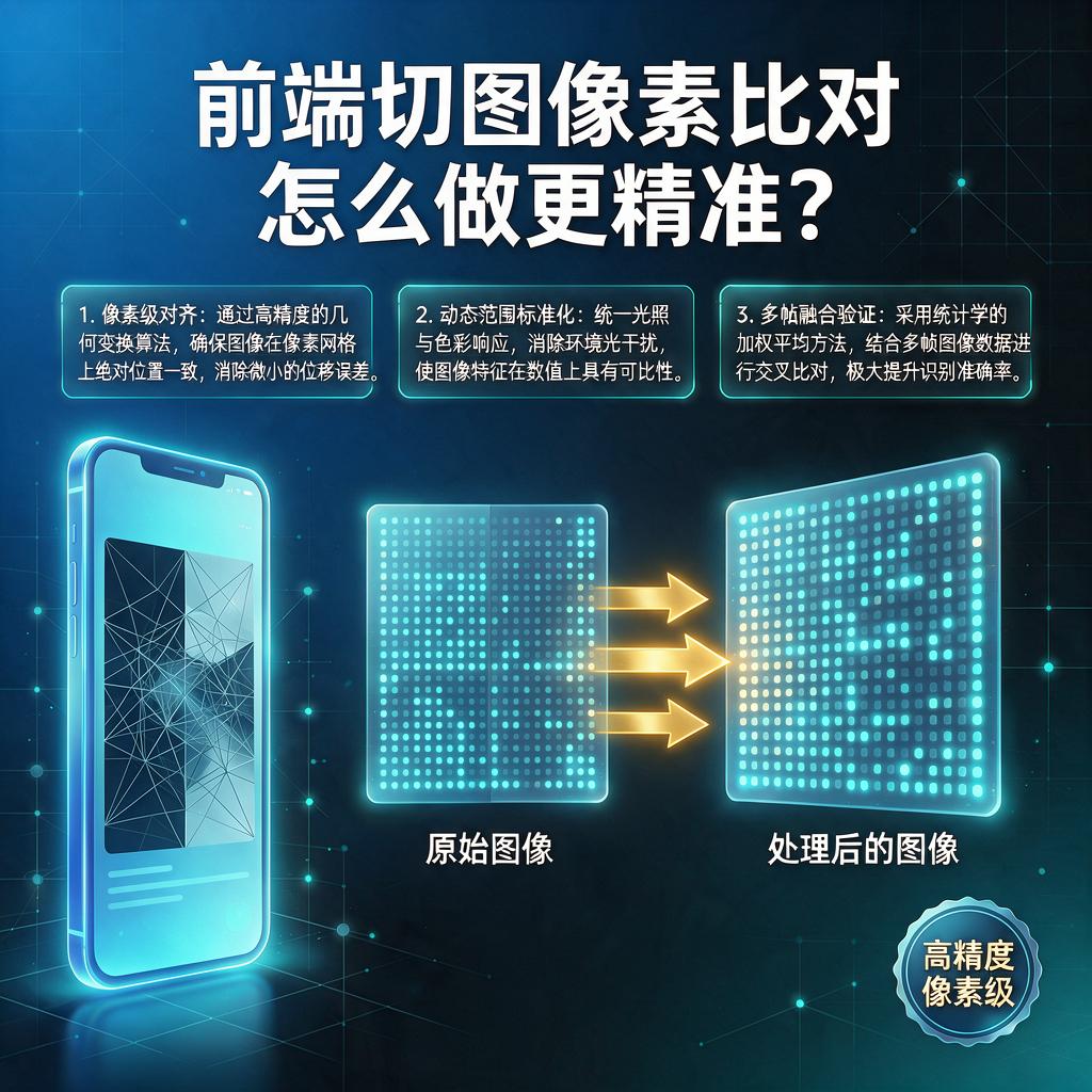前端切图像素比对怎么做更精准？