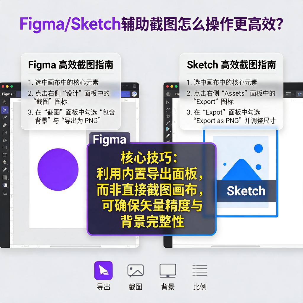 Figma/Sketch辅助截图怎么操作更高效？