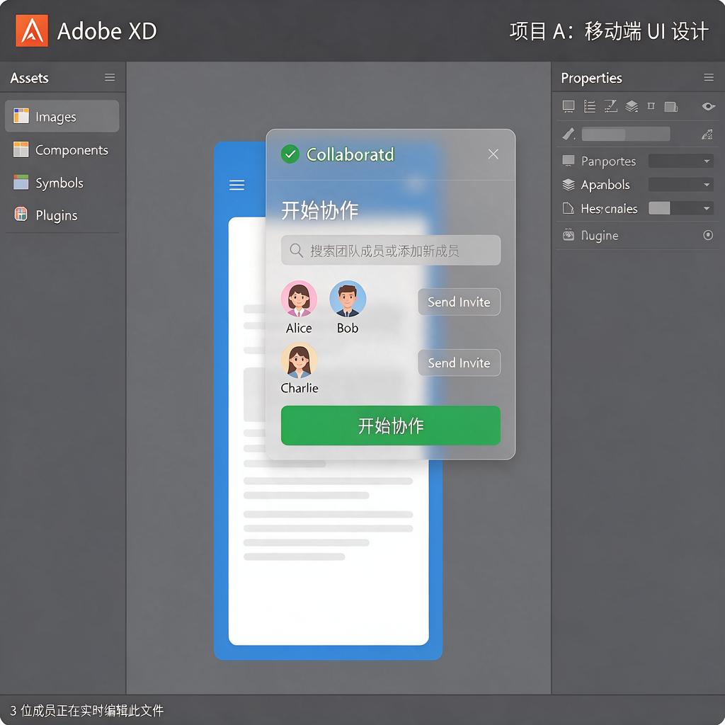 Adobe XD协同截图怎么操作最便捷？
