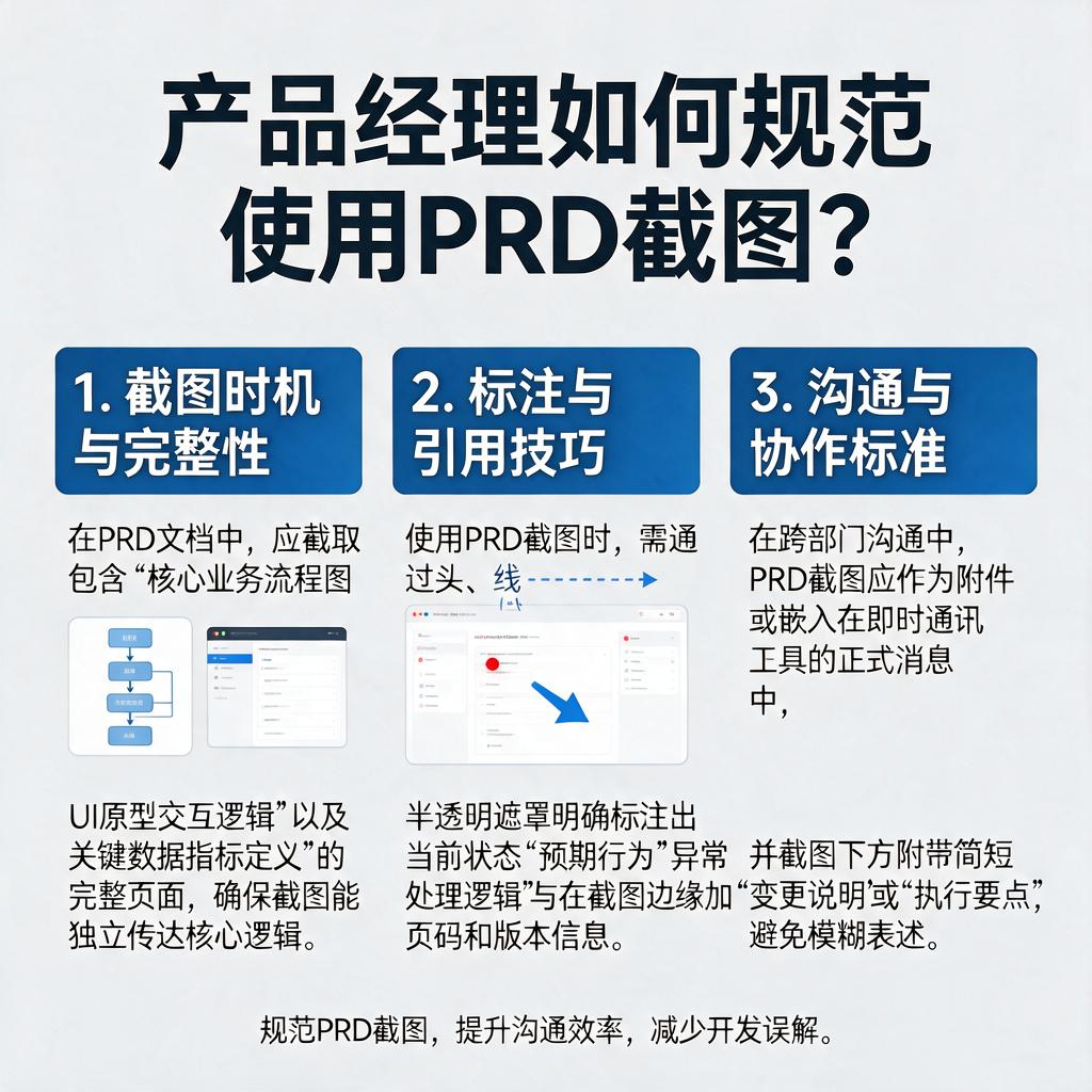 产品经理如何规范使用PRD截图？