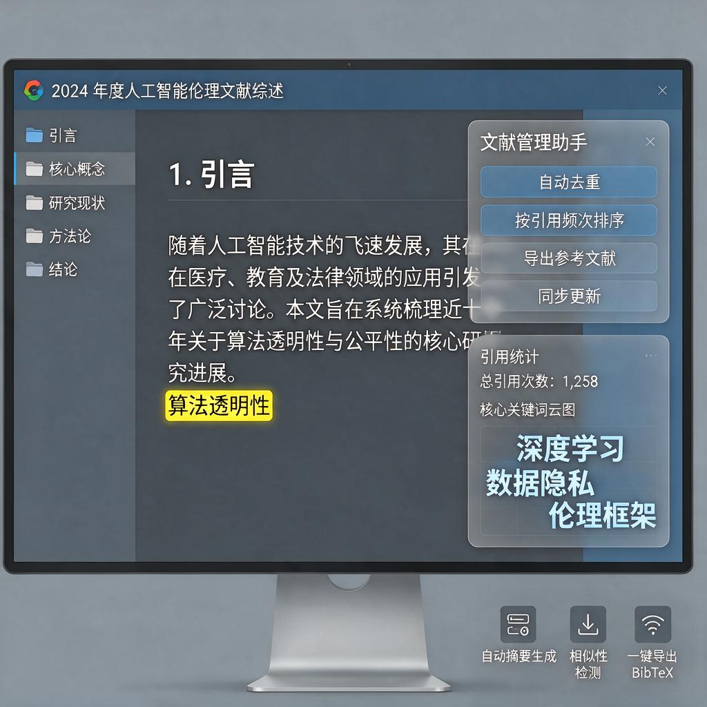 如何高效整理文献综述的截图？